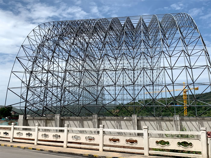 十堰山寨矿储煤棚网架